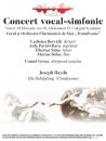 Concert vocal-simfonic - dirijor Ladislau Horvath