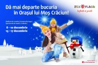 Orașul Crăciunului în Sun Plaza: fabrică de jucării,  Moș Crăciun, magie, lectură de povești