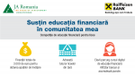Junior Achievement (JA) România și Raiffeisen Bank organizează a doua ediție a competiției „Susțin educația financiară în comunitatea mea”