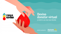 Asirom susține prima platformă de donatori de sânge virtuali