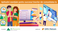 Junior Achievement România, demers educațional adresat dezvoltării aptitudinilor esențiale pentru succesul profesional al tinerilor