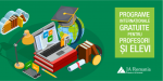 Programe și proiecte educaționale oferite gratuit școlilor de  Junior Achievement România