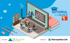 Patru școli din medii dezavantajate au fost dotate cu echipamente smart classroom,  în cadrul proiectului VIITORUL E LA ȘCOALĂ, derulat de JA România și Metropolitan Life