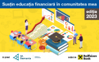 O nouă ediție a competiției pentru licee Susțin educația financiară în comunitatea mea, organizată de Junior Achievement România cu sprijinul Raiffeisen Bank