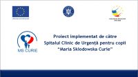 Conferință finalizare proiect "ready4COVID – Protejarea sănătății populației prin consolidarea capacității de reacție a Spitalului Clinic de Urgență pentru copii “Maria Sklodowska Curie” la criza de sănătate publică cauzată de răspândirea virusului SARS-C