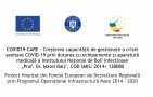 Comunicat conferință finală proiect “COVID19-CARE - Creșterea capacității de gestionare a crizei sanitare COVID-19 prin dotarea cu echipamente și aparatură medicală a Institutului Național de Boli Infecțioase „Prof. Dr. Matei Balș'' COD SMIS: 2014+ 138080