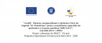 COMUNICAT FINALIZARE PROIECT „covAID – Dotarea corespunzătoare a Spitalului Clinic de Urgenta “Sf. Pantelimon” pentru consolidarea capacității de gestionare a virusului pandemic SARS-CoV-2”,  Cod SMIS 2014+ 139924