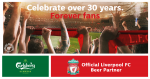 Carlsberg și FC Liverpool, cel mai longeviv parteneriat din istoria Premier League