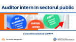 Curs online autorizat Auditor intern în sectorul public