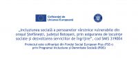 COMUNICAT DE PRESĂ Demararea proiectului „Promovarea incluziunii socio-economice si imbunatatirea accesului la servicii de calitate prin construirea unui Centru Multifunctional pentru copii in Orasul Stefanesti, judetul Botosani”, Cod proiect: 334001