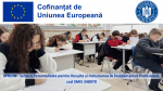 LANSARE PROIECT „SPRIJIN – Servicii Personalizate pentru Reușita și Incluziunea în Învățământul Profesional”, Cod SMIS 348970