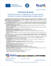 Comunicat de presă Finalizarea proiectului „Digitalizarea, inovarea modelului de afaceri și creșterea competitivității societății noastre”