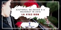 Ajutorul de inmormantare majorat din nou in 2018