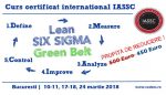 Cursuri si certificari Lean Six Sigma  | MARTIE 2018