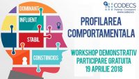 WORKSHOP GRATUIT | PROFILAREA COMPORTAMENTALA | 19 APRILIE
