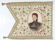 MNIT prezintă o piesă muzeală de excepţie:  Steagul prințesei Sissi, 1900