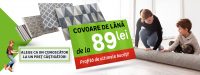 Începând cu 1 aprilie, la LEROY MERLIN poți achiziționa covoare din lână, la prețuri de la 89 lei!