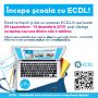 #BackToSchool. Incepe scoala cu ECDL. Concurs