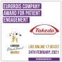 Takeda primește prestigiosul premiu EURORDIS 2021 Black Pearl pentru implicarea în îmbunătățirea vieții pacienților cu boli rare