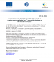 ANUNȚ FINALIZARE PROIECT FINANTAT PRIN MASURA 2 „Granturi pentru capital de lucru” Contract de finanțare nr. M2-590 din 01-01-2021