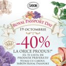 Pe 19 octombrie este Royal Passport Day la SABON