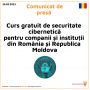 Curs gratuit de securitate cibernetică pentru companii și instituții din România și Republica Moldova