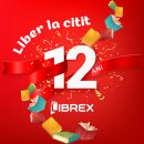 Librex.ro sărbătorește 12 ani cu reduceri, promoții, cadouri și un super concurs cu 120 de cărți!