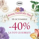 Pe 18 octombrie, răsfață-te regește în clubul Royal Passport Sabon!