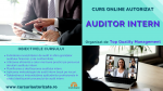 Curs online autorizat Auditor intern