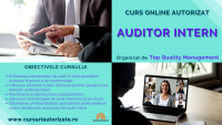 Curs online autorizat Auditor intern