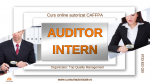 Curs online autorizat Auditor intern