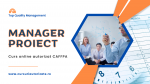 Curs autorizat online Manager proiect