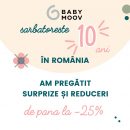 Babymoov sărbătorește 10 ani de prezență în România - o aniversare plină de inovație și dedicație în domeniul produselor de puericultură.