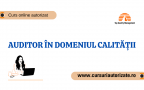Auditor în Domeniul Calității - Curs Online-Sincron
