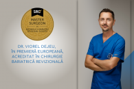 Performanță remarcabilă: Dr. Viorel Dejeu, primul medic din Europa acreditat în Chirurgie Bariatrică Revizională, specifică pentru cazurile cu complicații și risc crescut