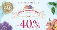 Pe 13 februarie 2024 e Sabon Royal Passport Day