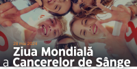 Transplantul de celule stem hematopoietice salvează vieți! Donează celule stem hematopoietice și oferă-le persoanelor care se luptă cu un cancer de sânge soluția vitală pentru supraviețuire