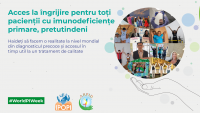 Pacienții cu Imunodeficiențe Primare merită  acces egal la îngrijiri medicale