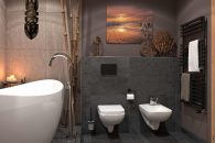 Cazi de baie pe colț: Soluția ideală pentru spații moderne și funcționale