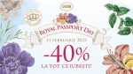 Pe 11 februarie este Royal Passport Day la Sabon!