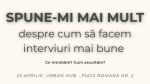 SPUNE-MI MAI MULT -  eveniment gratuit pentru pasionații de interviuri