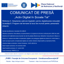 Anunț finalizare proiect „Activ Digital în școala ta!”, Cod proiect: PNRR ID_23