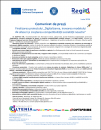 Comunicat de presă Finalizarea proiectului „Digitalizarea, inovarea modelului de afaceri și creșterea competitivității societății noastre”