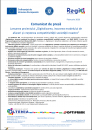 Comunicat de presă Lansarea proiectului „Digitalizarea, inovarea modelului de afaceri și creșterea competitivității societății noastre”