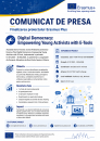 Proiectul Erasmus+ „Digital Democracy: Empowering Young Activists with E-Tools”s-a încheiat: tineri mai pregătiți pentru participare civică digitală