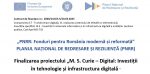 COMUNICAT DE PRESĂ Finalizarea proiectului „M. S. Curie – Digital: Investiții în tehnologie și infrastructura digitală 