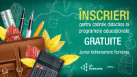 Educație conectată la viitor: oportunități de învățare prin programele Junior Achievement 2026-2027